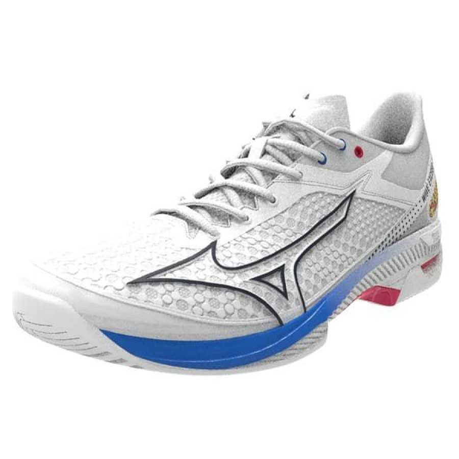 Shoes * | Special Offers Mizuno Wave Exceed Tour 5 Men'S Tennis Shoe White