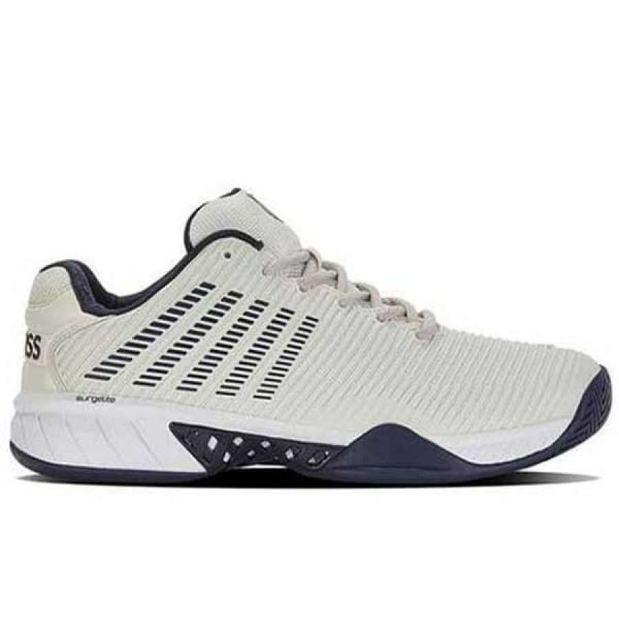 Shoes * | Sales Online K-Swiss Hypercourt Express 2 Wide 2E Men'S Tennis Shoe Vapor/Peacoat