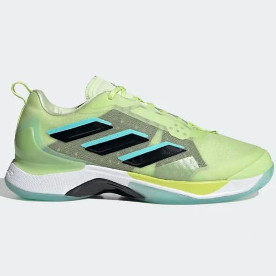 Shoes * | Clearance Adidas Avacourt Women'S Tennis Shoe Lime/Black Gz5919