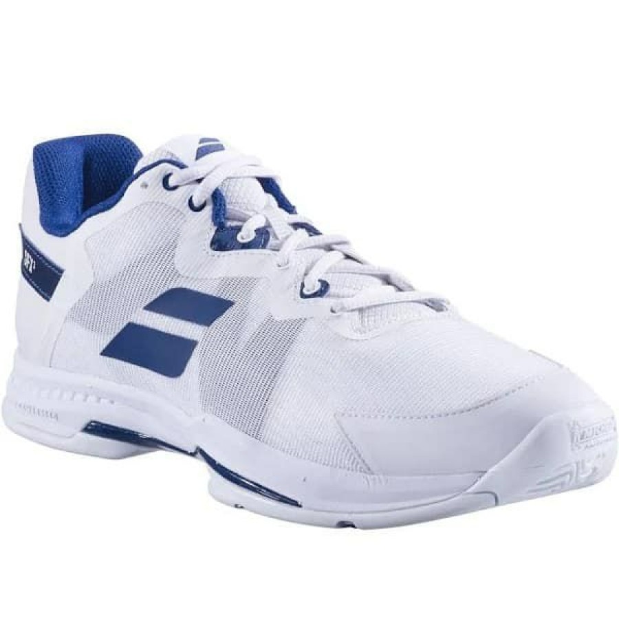 Shoes * | Prefential Price Babolat Sfx 3 Men'S Tennis Shoe White/Blue