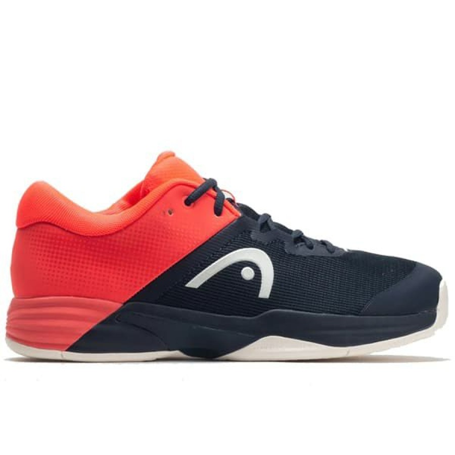 Shoes * | Clearance Head Revolt Evo 2.0 Men'S Tennis Shoe Blueberry/Fierry Coral