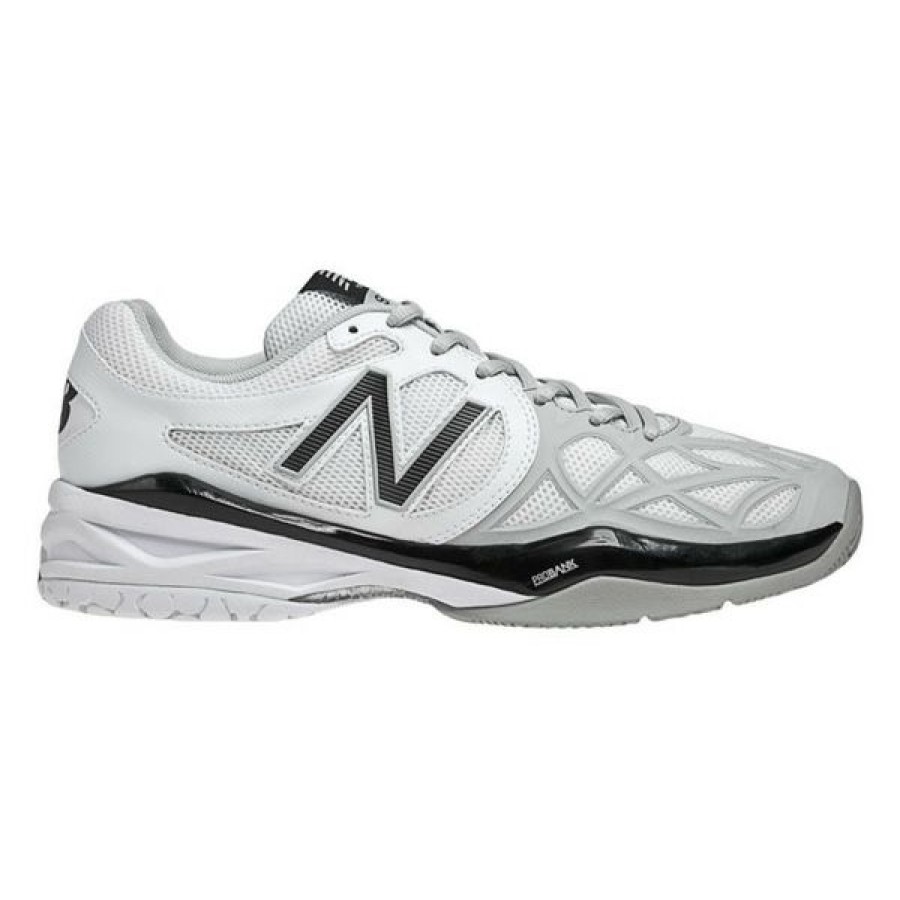 Shoes * | Clearance New Balance Men'S Mc996Ws Tennis Shoes White/Silver/Black