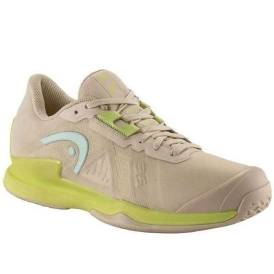 Shoes * | Discount Online Head Sprint Pro 3.5 Women'S Tennis Shoe Macadamia/Lime