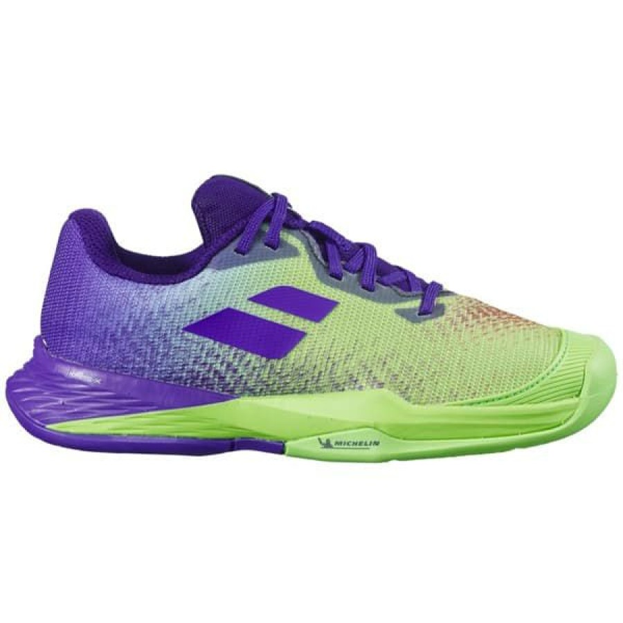 Shoes * | Discount Online Babolat Jet Mach 3 Men'S Tennis Shoe Jade Lime