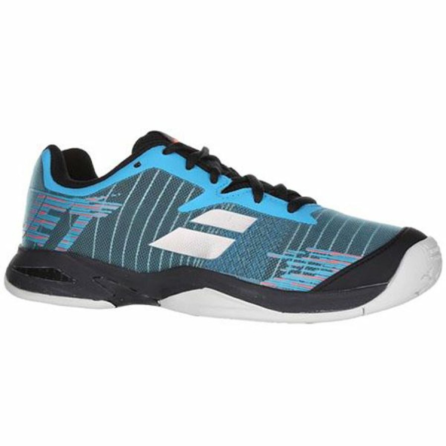 Shoes * | Clearance Babolat Jet All Court Junior Tennis Shoe Dark Blue