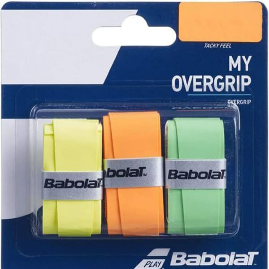 Accessories * | Prefential Price Babolat My Grip Overgrip Fluo Orange/Green/Yellow