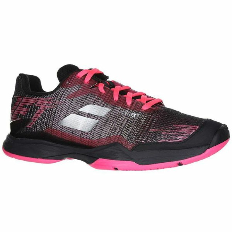 Shoes * | Limit Offer Babolat Jet Mach Ii Women'S Tennis Shoe Black/Pink