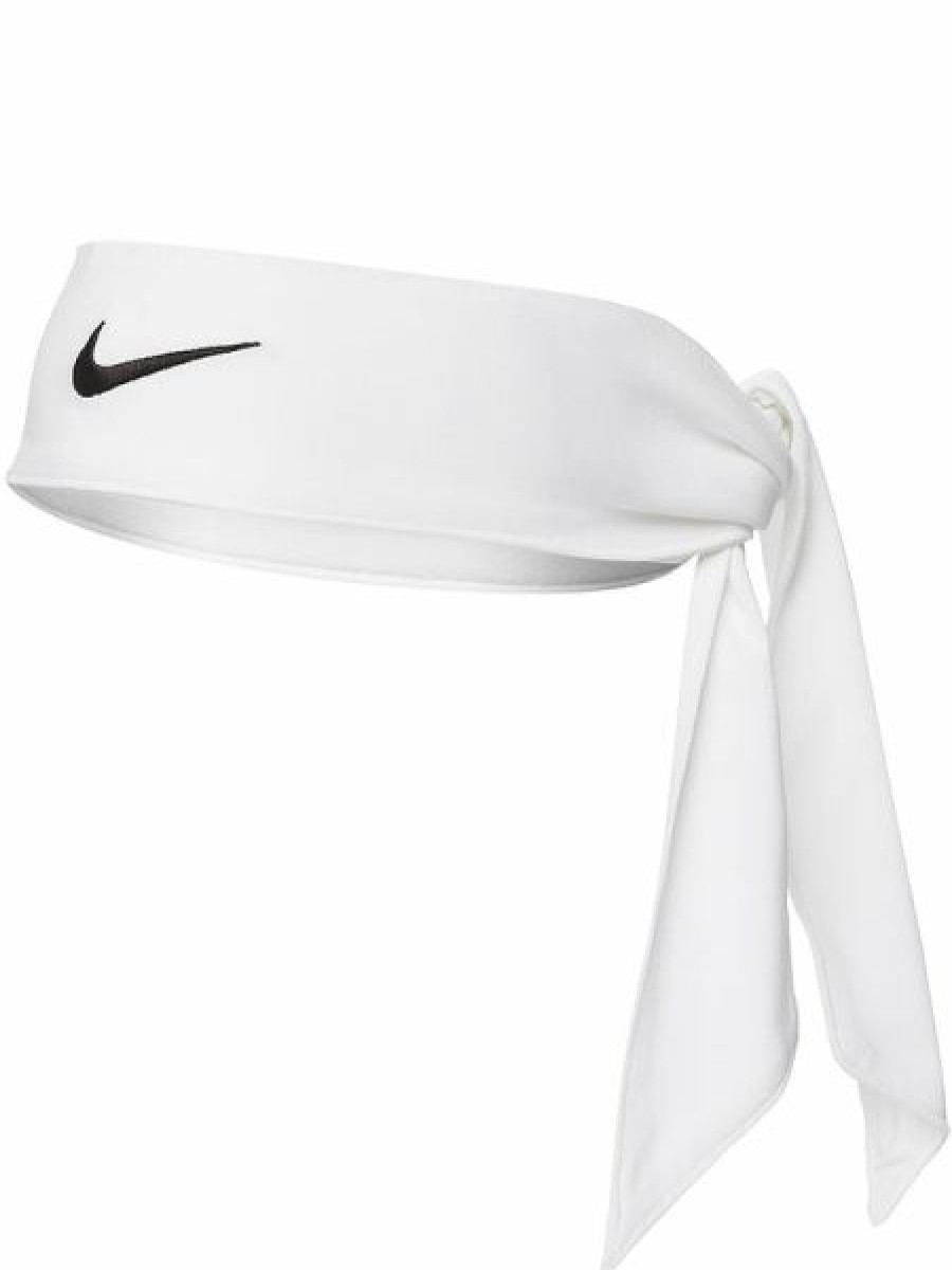 Headware * | Prefential Price Nike Dri-Fit Head Tie 3.0 White Njn85-100