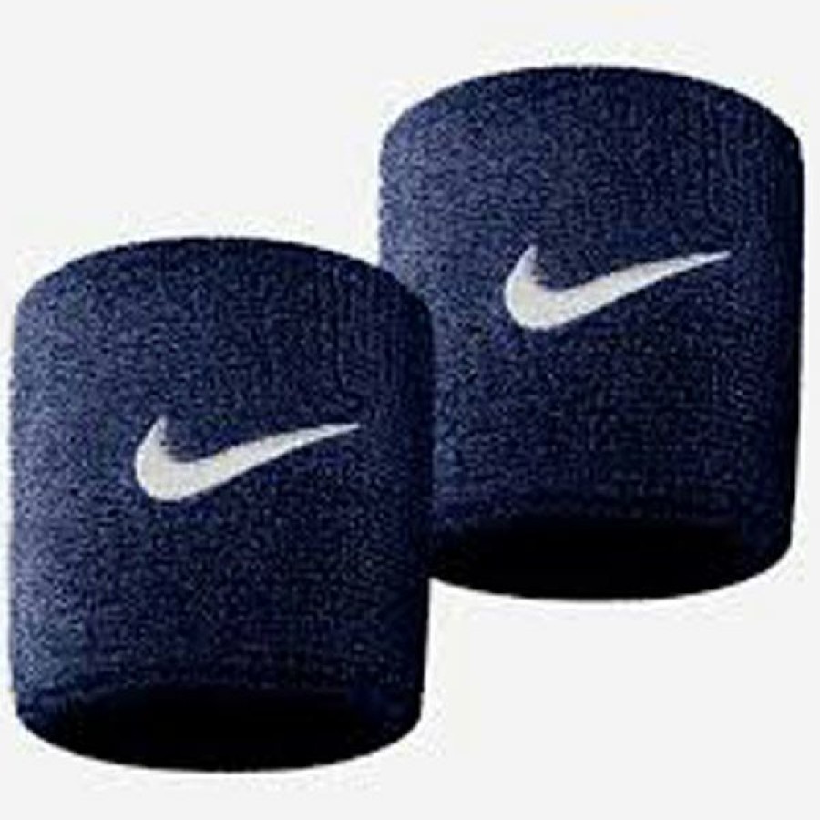 Headware * | Special Offers Nike Swoosh Wristband Navy