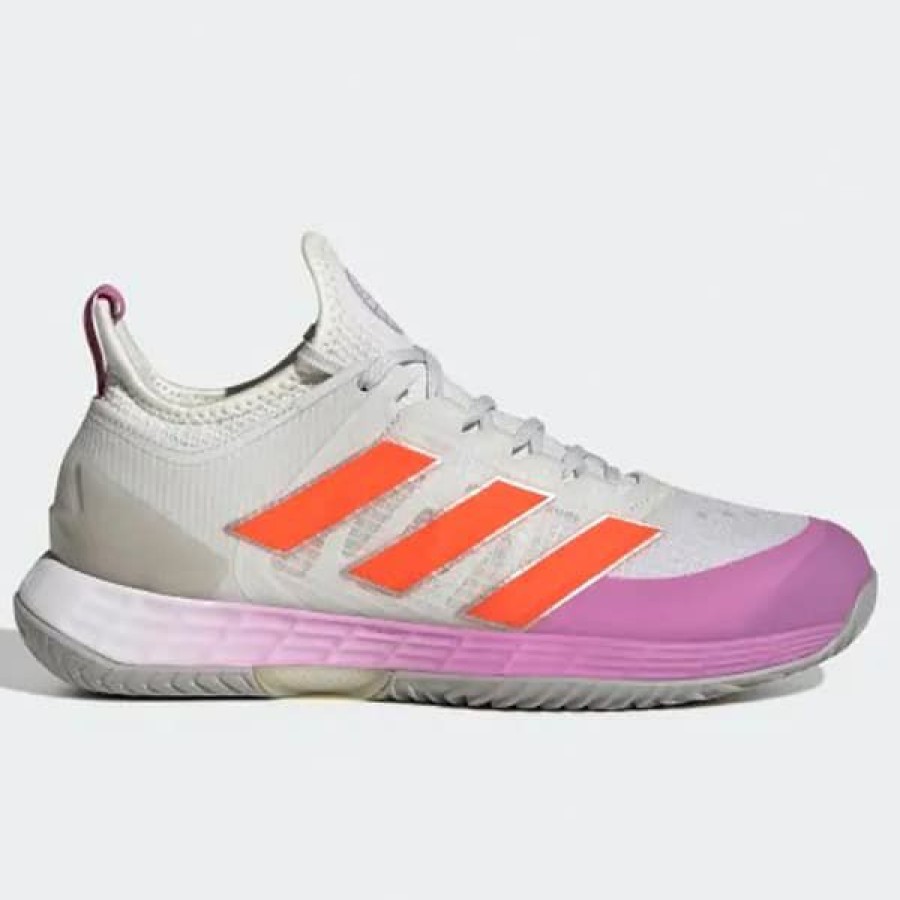 Shoes * | Half Off Adidas Ubersonic 4 Women'S Tennis Shoe Crystal White/Lilac Hr2034