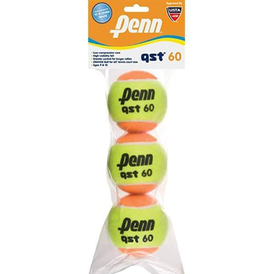 Accessories * | Prefential Price Head Penn Qst 60 Tennis Balls Orange Dot