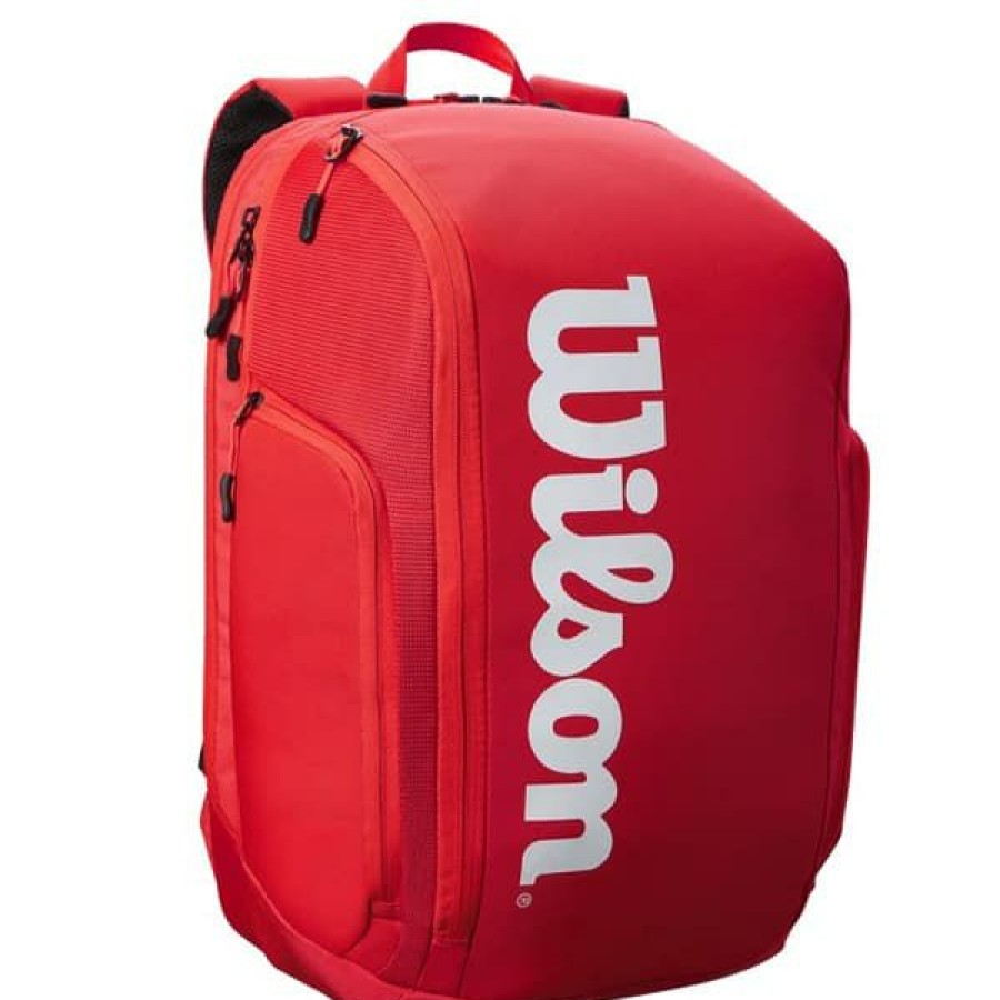 Bags * | Prefential Price Wilson Super Tour Backpack Red