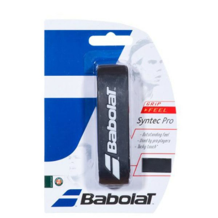 Accessories * | Clearance Babolat Syntec Pro Replacement Grip Black