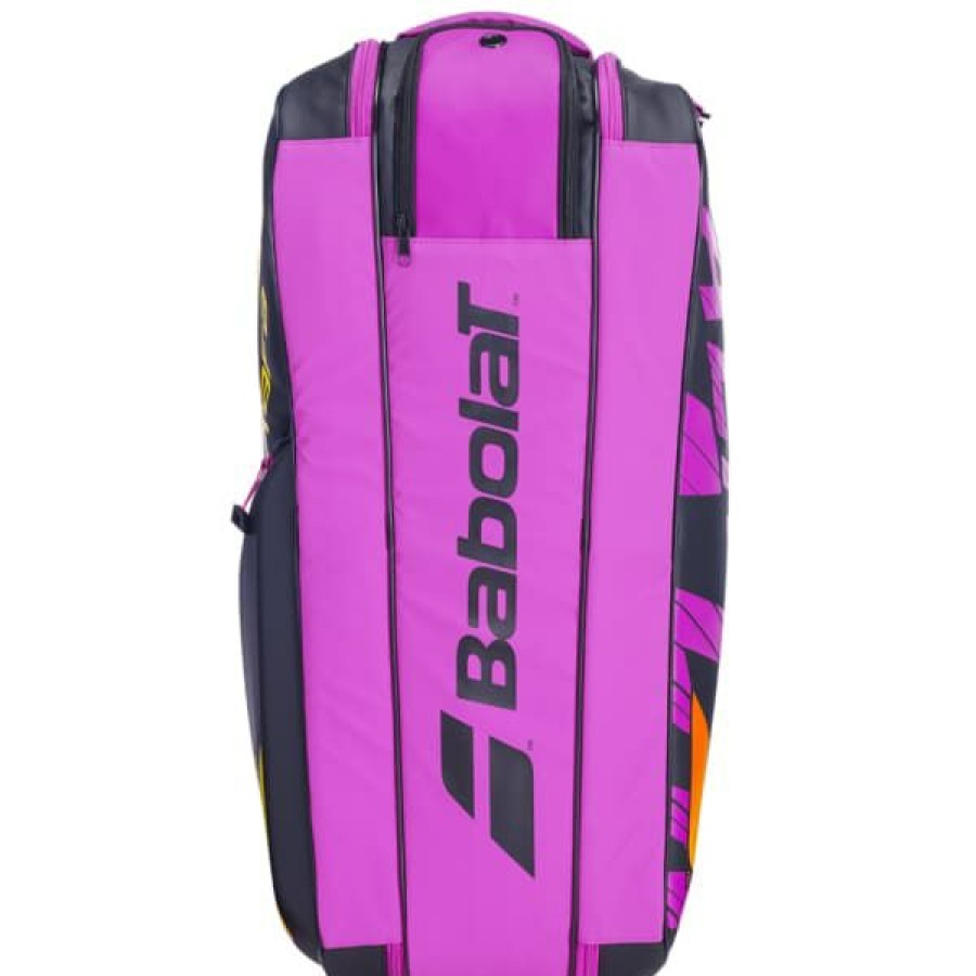 Bags * | Sales Online Babolat Pure Aero Rafa 6 Pack Tennis Bag 751216-363