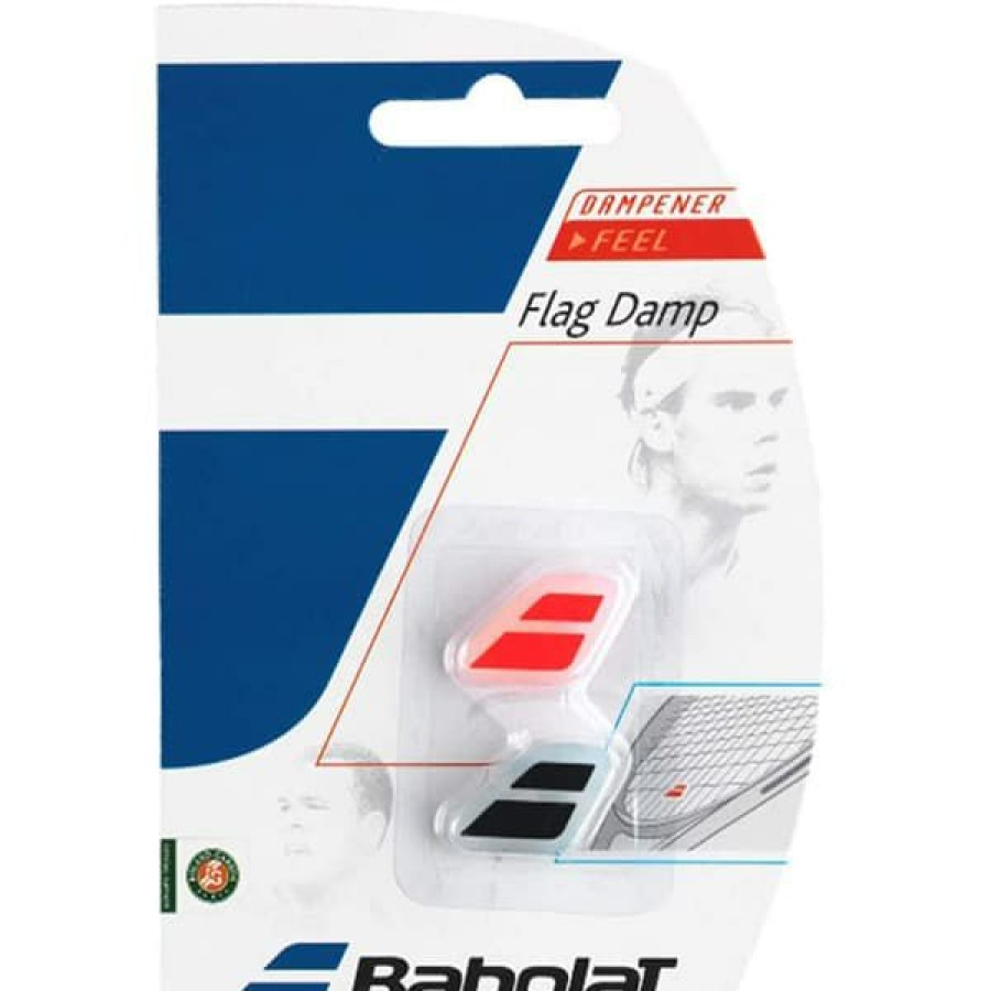 Accessories * | Special Offers Babolat Flag Damp Fluo Red/Black