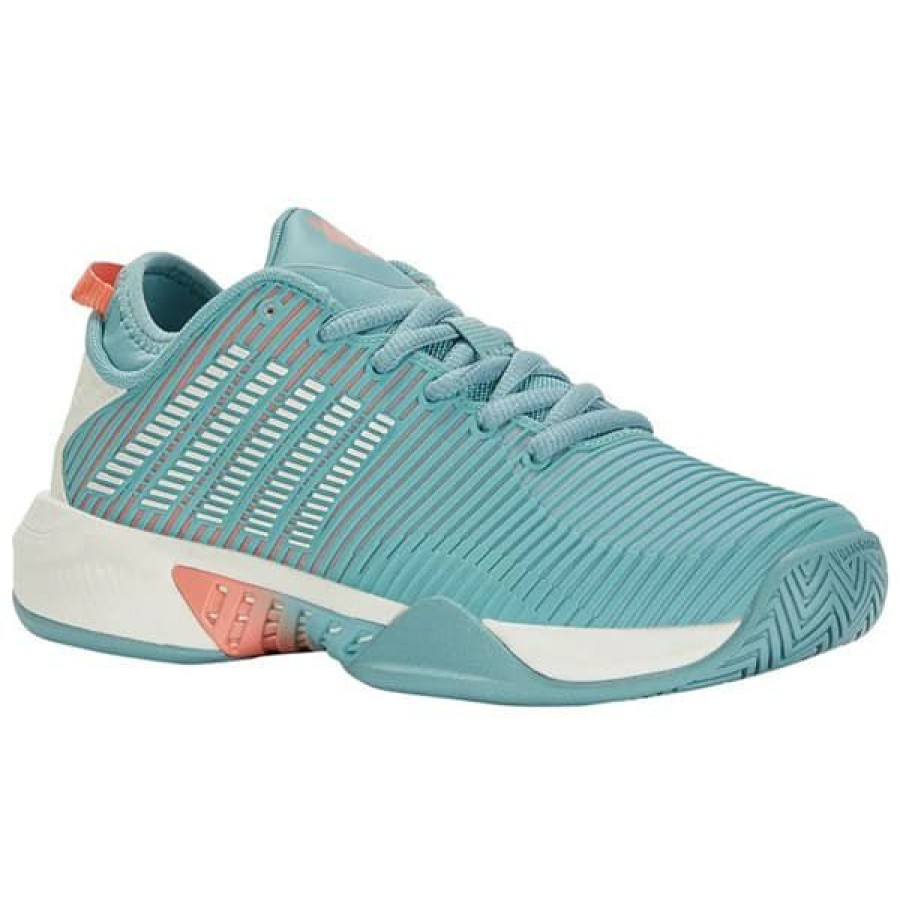 Shoes * | Prefential Price K-Swiss Hypercourt Supreme Women'S Tennis Shoe Nile Blue 96615-407