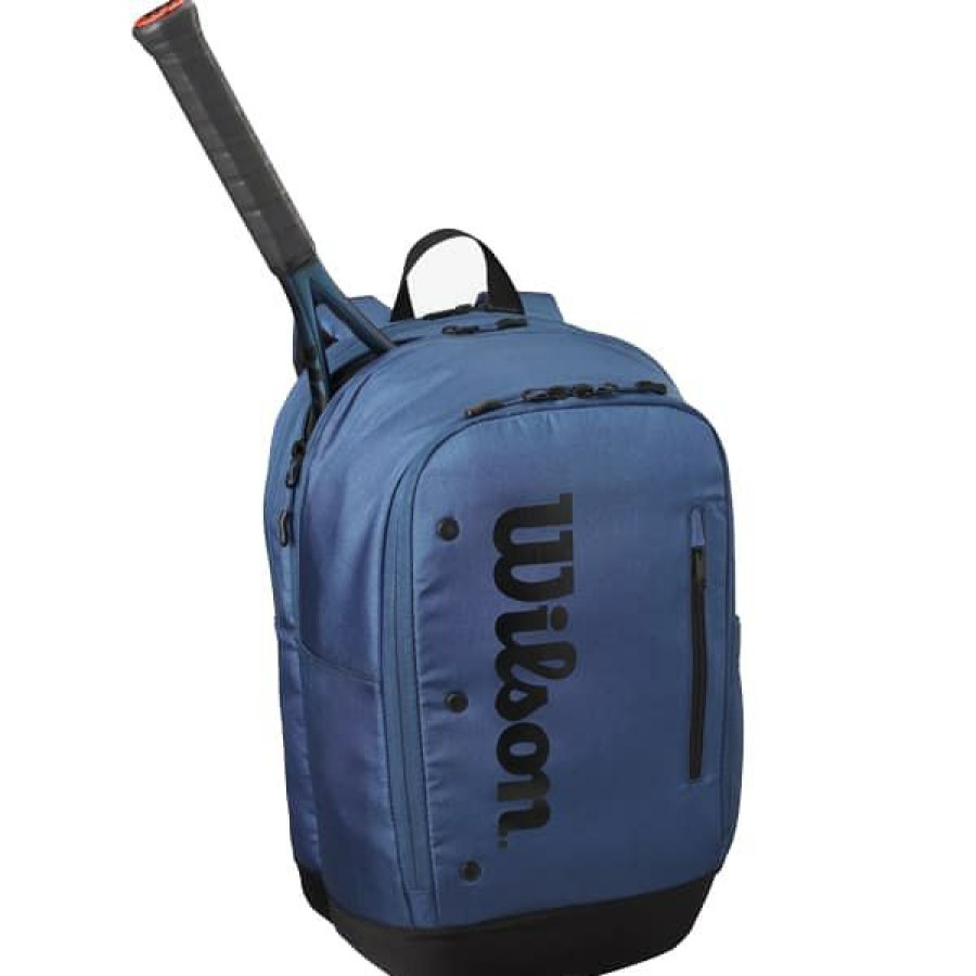 Bags * | Clearance Wilson V4 Ultra Tennis Backpack Blue