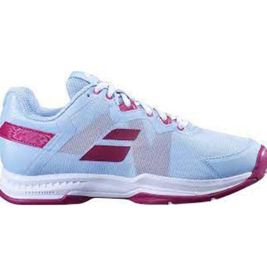 Shoes * | Sales Online Babolat Sfx3 Women'S Tennis Shoe Clearwater/Cherry