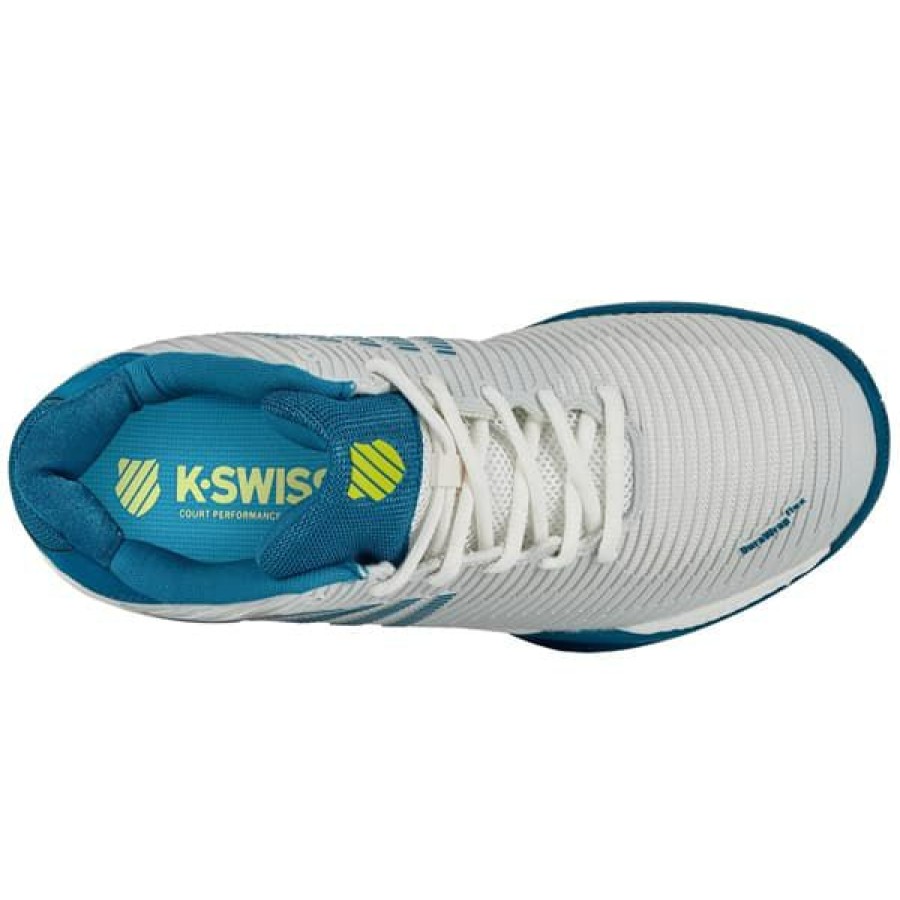 Shoes * | Half Off K-Swiss Hypercourt Express 2 Men'S Tennis Shoe White/Celestial 06613-136