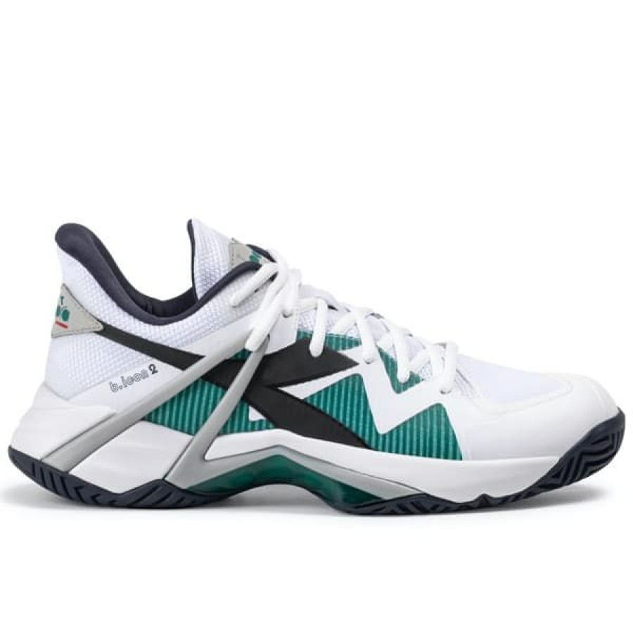 Shoes * | Clearance Diadora B.Icon 2 Men'S Tennis Shoe White/Green