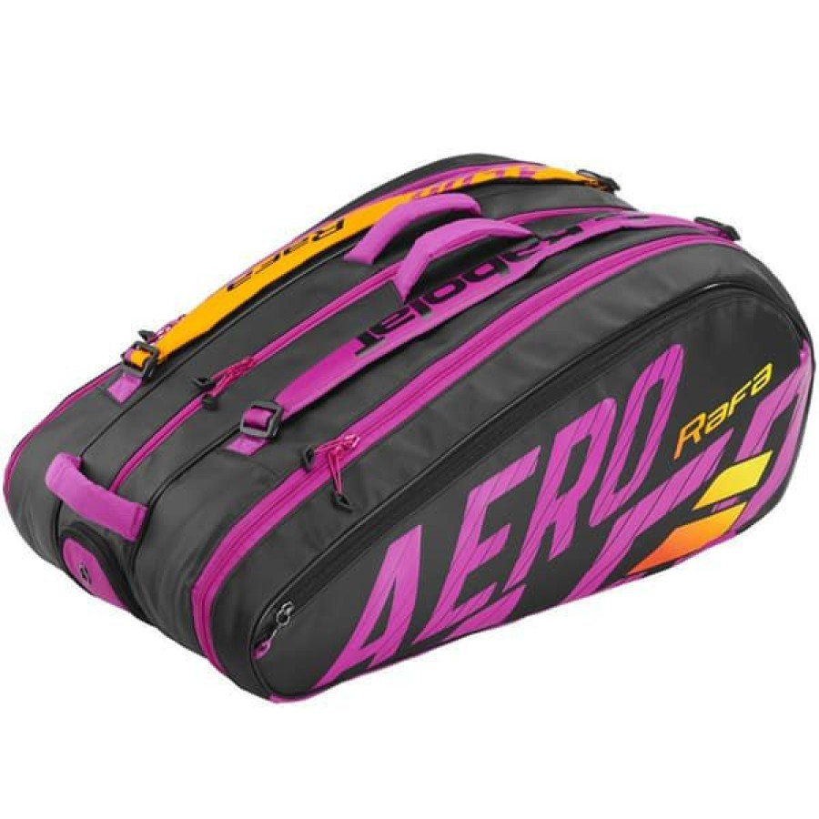 Bags * | Clearance Babolat Pure Aero Rafa 12 Pack Tennis Bag 751215-363