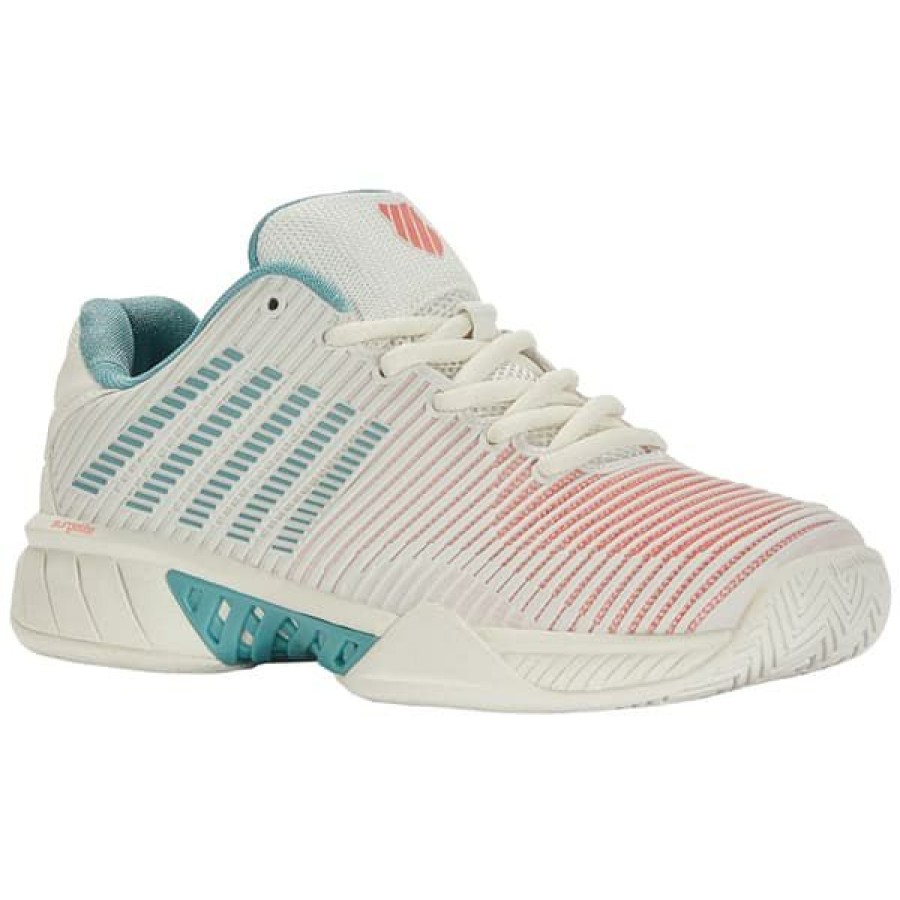 Shoes * | Sales Online K-Swiss Hypercourt Express 2 Women'S Tennis Shoe Blue/Desert Flower 96613-143