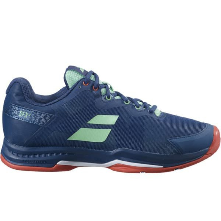 Shoes * | Sales Online Babolat Sfx 3 Men'S Tennis Shoe Majolica Blue