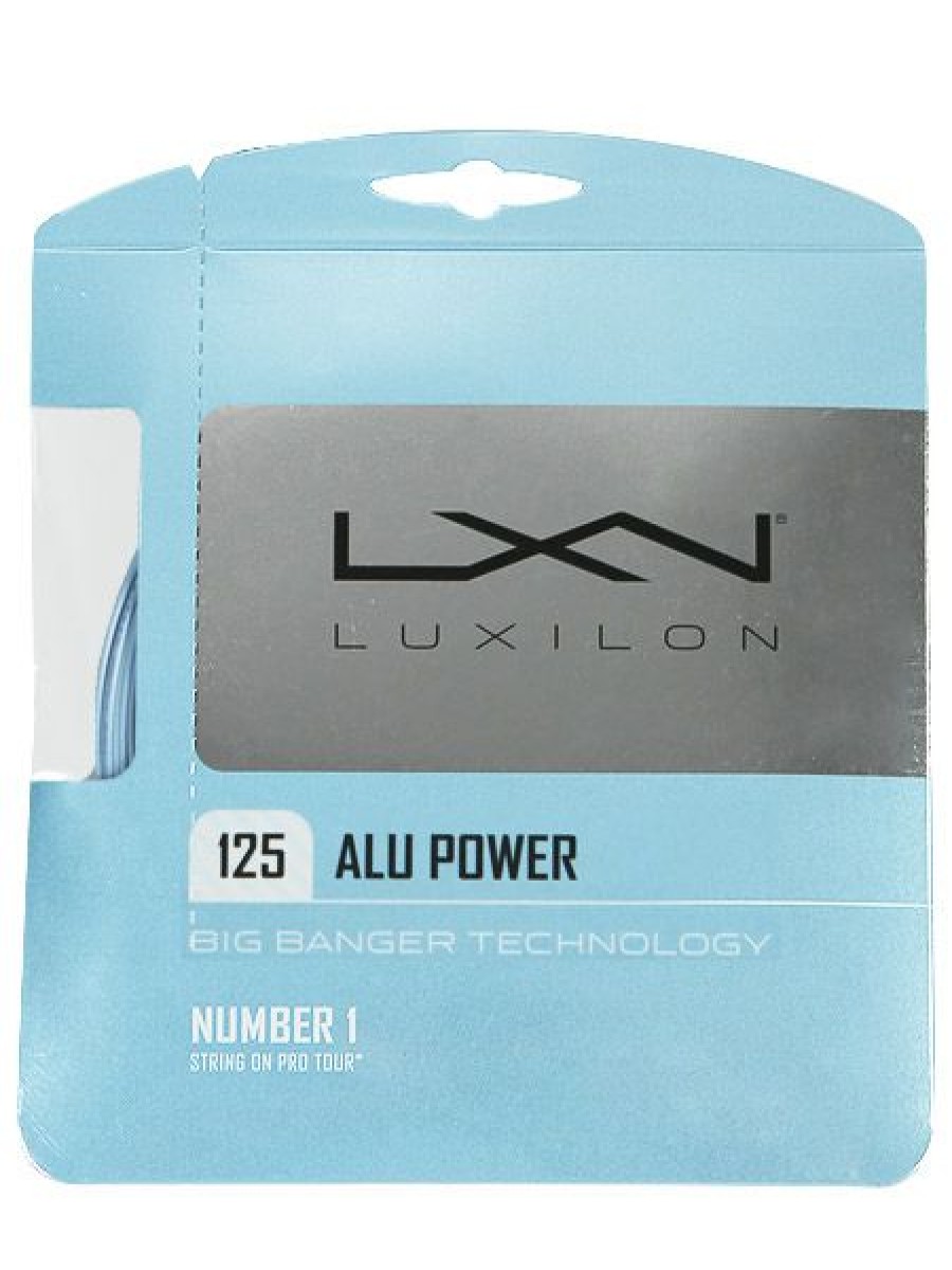 Accessories * | Limit Offer Luxilon Big Banger Alu Power 16L String Blue