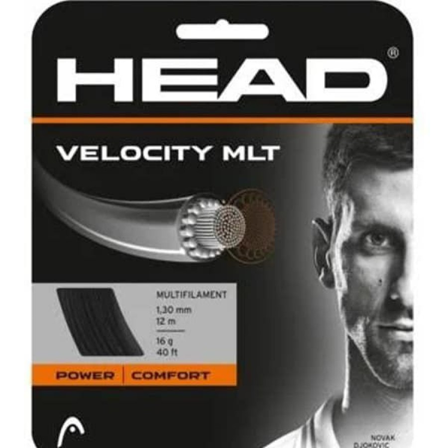 Accessories * | Clearance Head Velocity 16G String Black